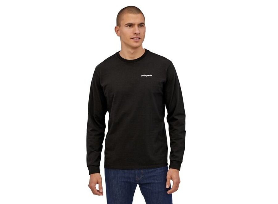 Patagonia M's L/S Logo Responsibili-Tee Black