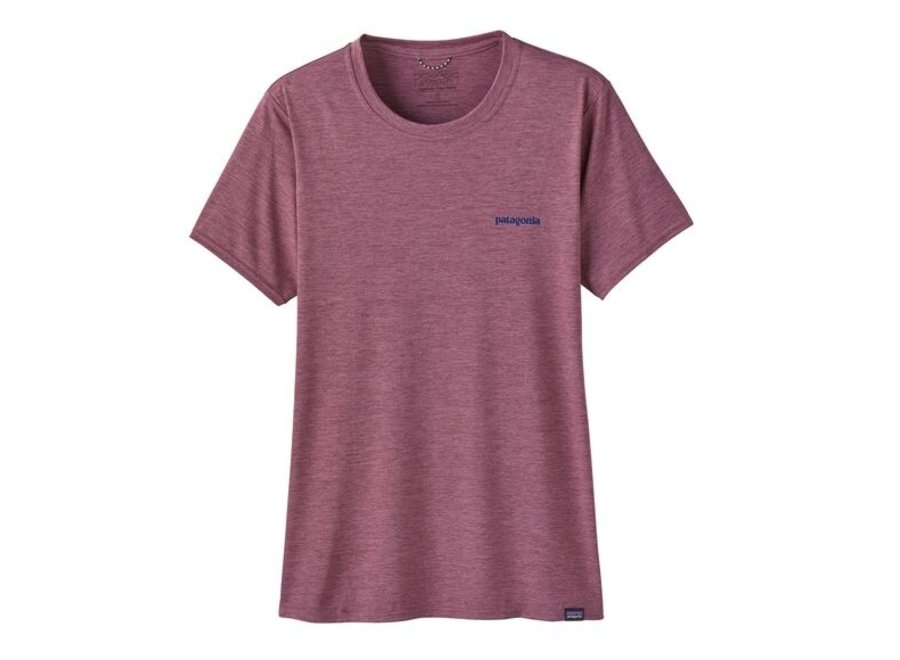 Patagonia W's Cap Cool Daily Graphic Shirt Waters Evening Mauve