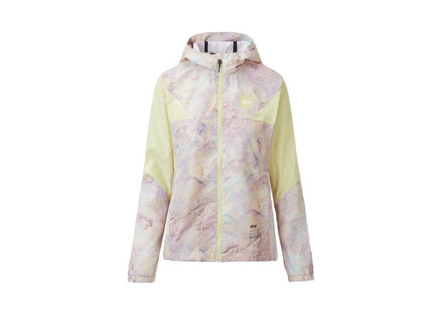 Picture Scale Printed Jacket Geology Cream