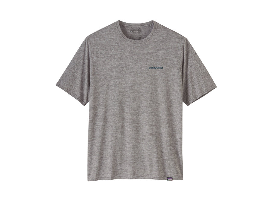 Patagonia Men's Cap Cool Daily Wave Graphic Shirt Grey