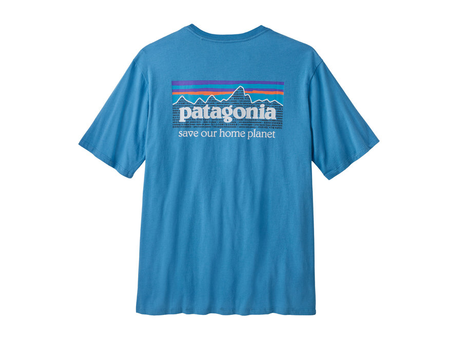 Patagonia M's P-6 Mission Organic T-Shirt Ancapa Blue