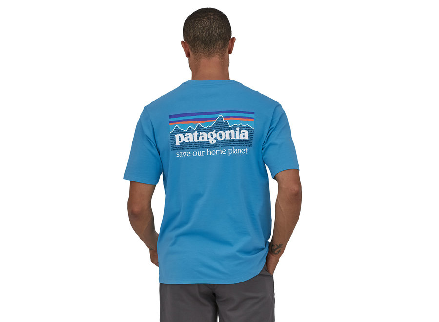 Patagonia M's P-6 Mission Organic T-Shirt Ancapa Blue