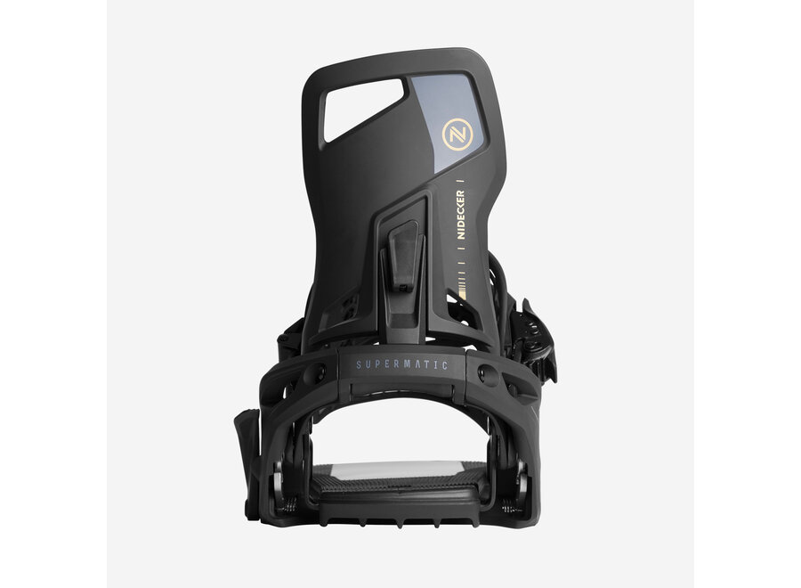 Nidecker Supermatic Premium Snowboard Binding Black