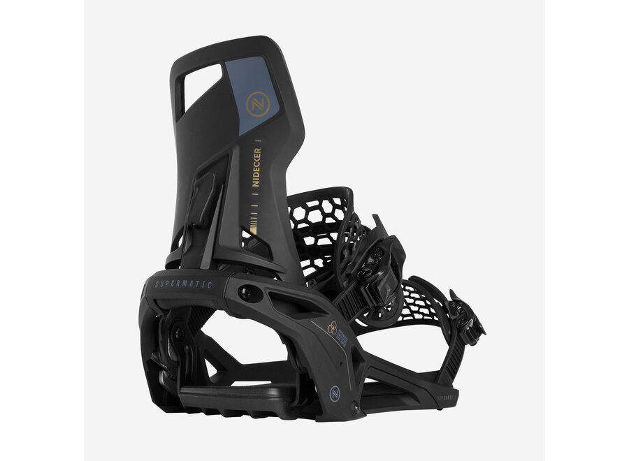 Nidecker Supermatic Premium Snowboard Binding Black