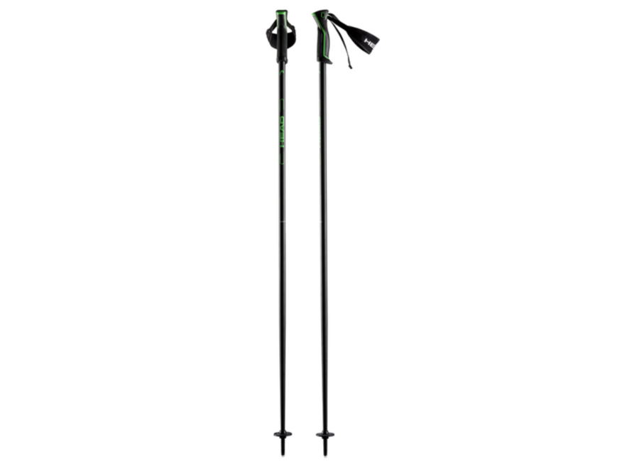 Head Frontside Anthracite Ski Pole Green