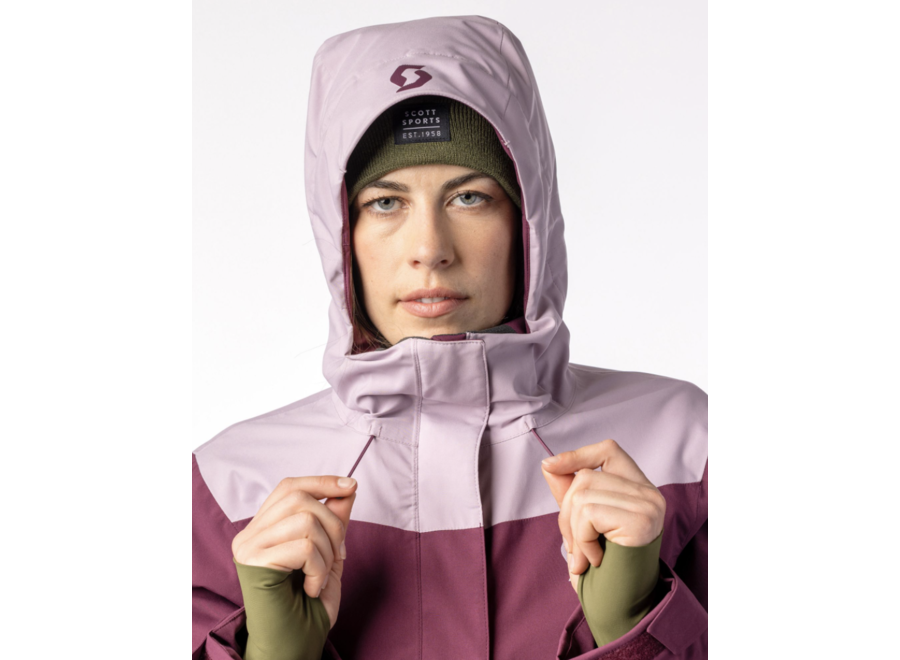 Scott Jacket W's Ultimate Dryo Plus Cloud Pink/Wild Red