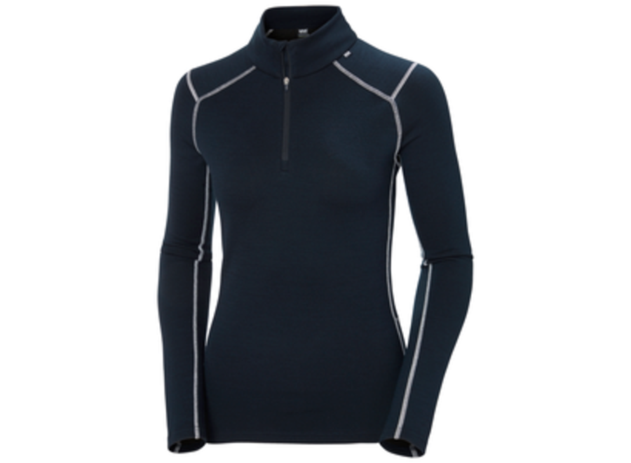 Helly Hansen W Lifa Merino Midw 1/2 Zip Navy