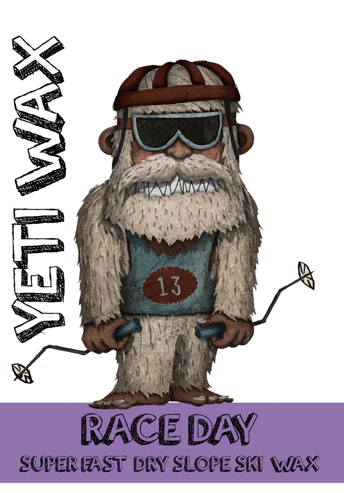 Snowfit yeti dryslope race wax purple 1kg