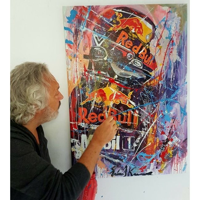 Max the winner 2018 70 x 100 cm Canvas print + Acryl