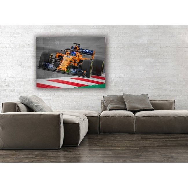 McLaren Fernando Alonso GP Oostenrijk 2018 op plexiglas