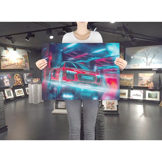 Audi R8 V10 Plus The Dream op plexiglas