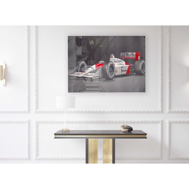 McLaren MP4 - Ayrton Senna op plexiglas