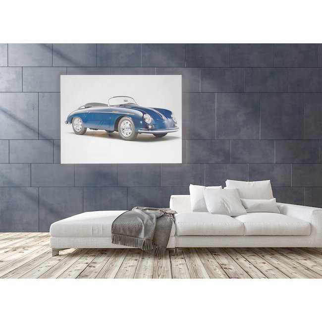 Porsche 356 1600 Speedster op plexiglas