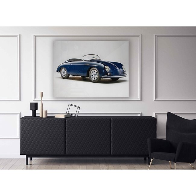 Porsche 356 1600 Speedster op plexiglas