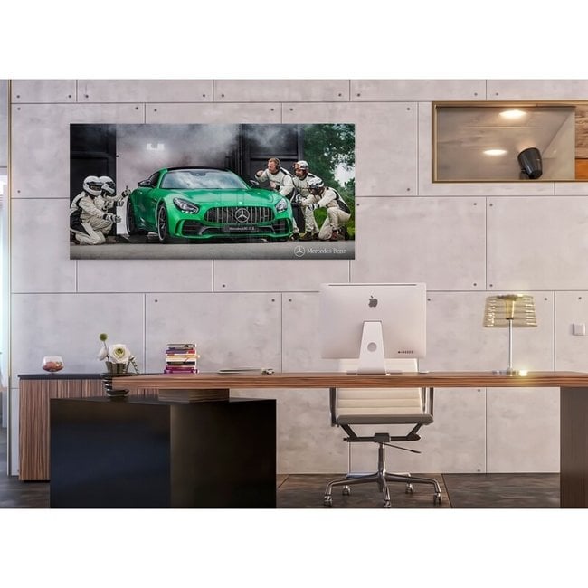Mercedes-Benz AMG GT R Pit Stop print op plexiglas