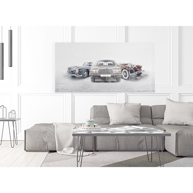 Mercedes Celebration Models print op plexiglas