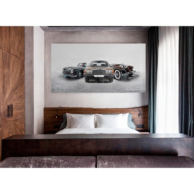 Mercedes Celebration Models print op plexiglas