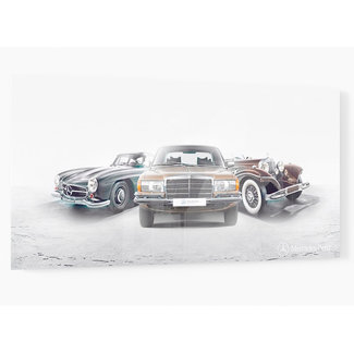 Mercedes Celebration Models print op plexiglas