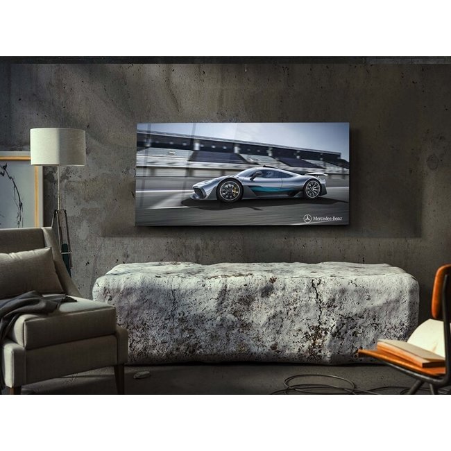 Mercedes-Benz AMG Vision Concept op plexiglas