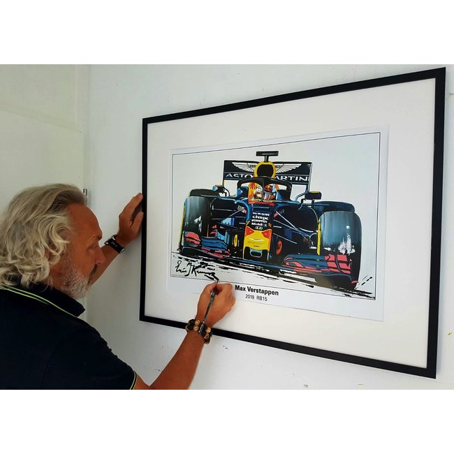 Max Verstappen Litho + Artwork RB15 - 2019 | Red Bull Racing