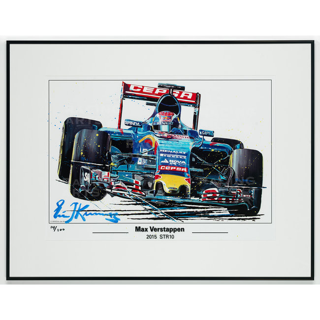 Litho / Acryl Max Verstappen STR10 | Toro Rosso | Eric Jan Kremer