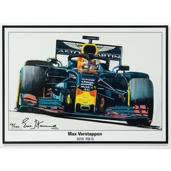 Max Verstappen Litho  RB15 - 2019 | Red Bull Racing