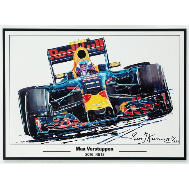 Litho Max Verstappen RB12 | Red Bull | Eric Jan Kremer