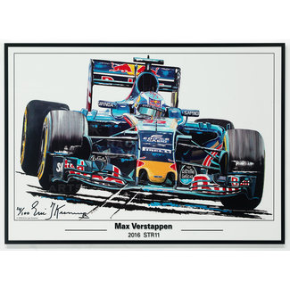 Litho Max Verstappen STR11 | Toro Rosso 50x70cm