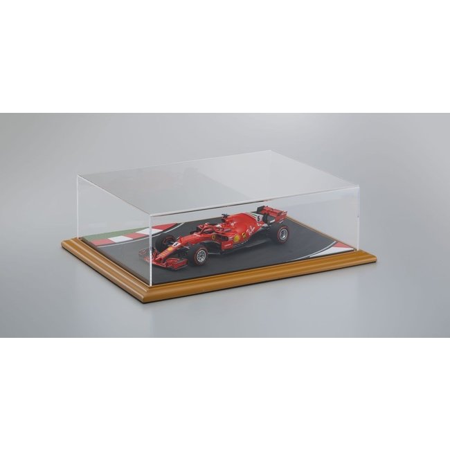 Showcase plexi glas Race track | Voor 2 schaalmodellen