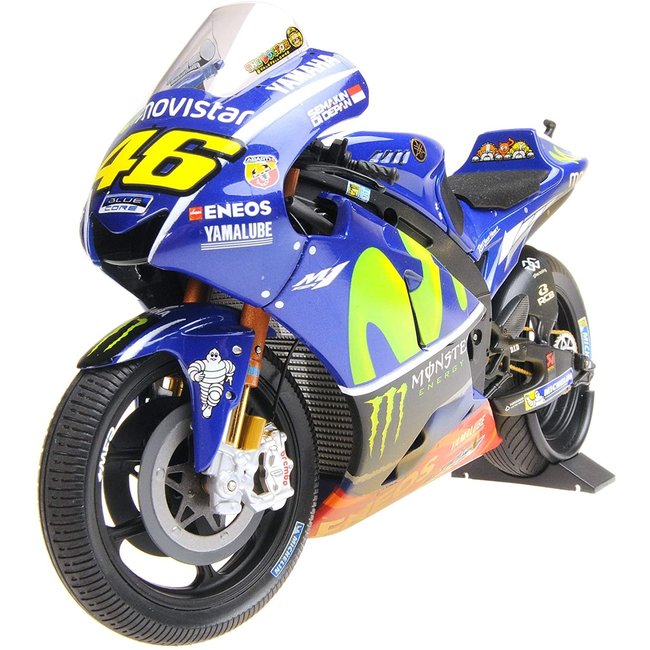 Minichamps Schaalmodel Valentino Rossi Yamaha YZR-M1 2017 Malaysia 1:12