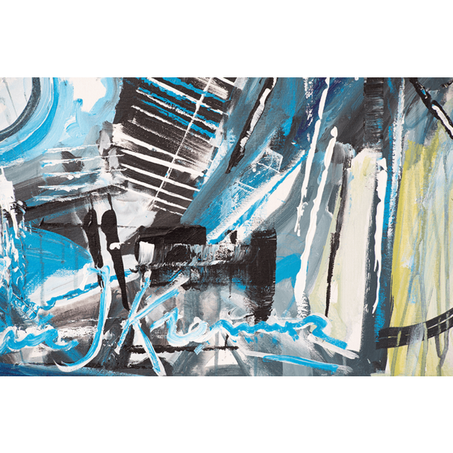 Harley Davidson schilderij van Eric Jan Kremer