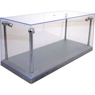 Grande Vitrine Verre / Aluminium avec éclairage LED Spéciale modèles  réduits Porsche 1/18 1/12