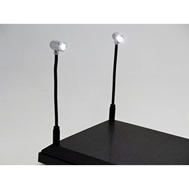 Vitrine zwart 1:18 met LED - Zwart