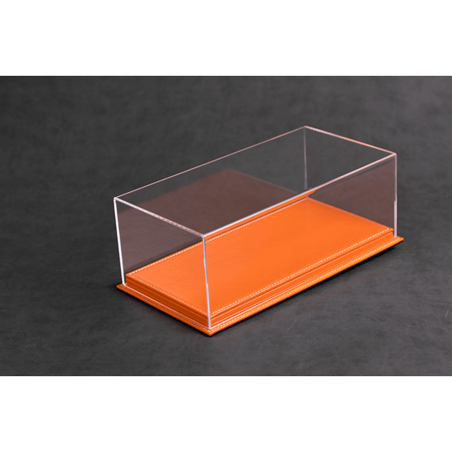 Vitrine Monza plexiglas voor 1:18 model - Oranje