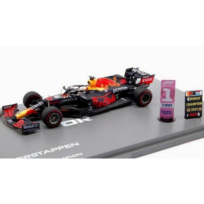 Spark Modelauto Abu Dhabi 1:43 Red Bull Racing Honda RB16B #33 Max Verstappen World Champion 2021