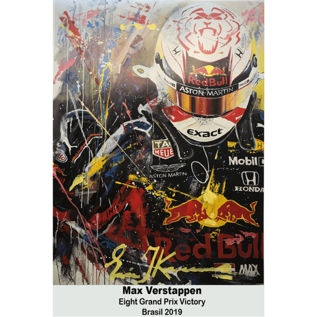 Max Verstappen Litho 8th victory Brasil 2019