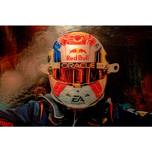 Max Verstappen GlitchART - David Vijsma 40x60cm
