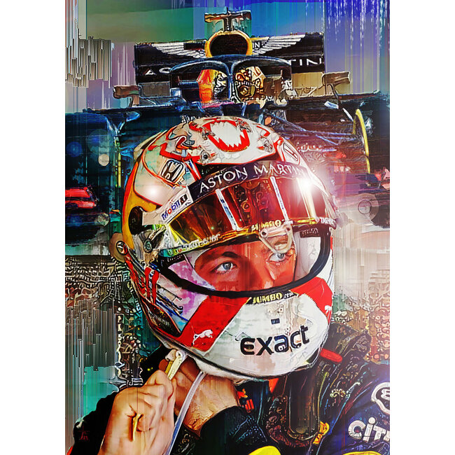 Max Verstappen GlitchART - David Vijsma