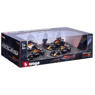 Bburago Set van 4x 1:43 modelauto's Max Verstappen