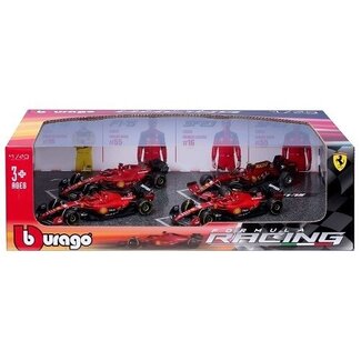 Bburago Set van 4x 1:43 modelauto's Ferrari