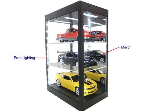 Spiegelkast Wiesbaden Quatro met Rand Verlichting 80x70x13 Aluminium