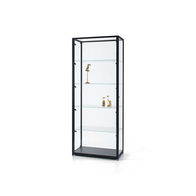 Vitrinekast  Aluminum/Glas in diverse maten