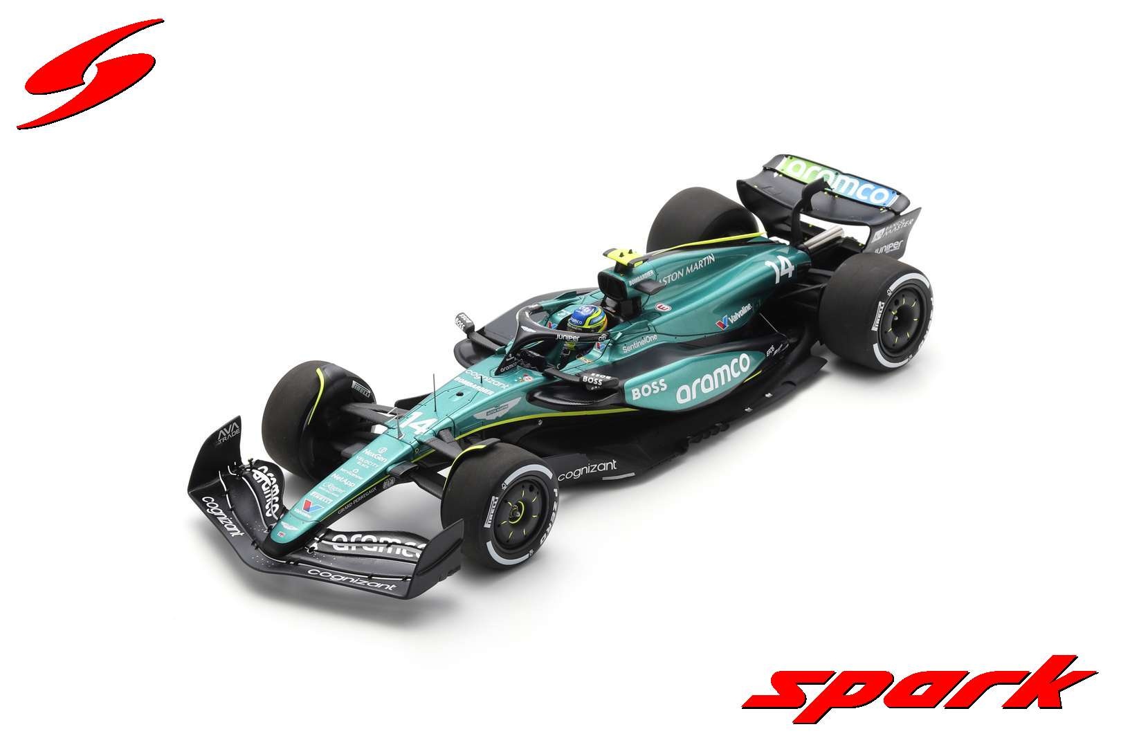 1:18 Modelauto Aston Martin AMR24 Fernando Alonso 2024 - Pre-order