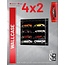 Luxe wandvitrine met leder 8 x 1:18 schaalmodellen (4x2)
