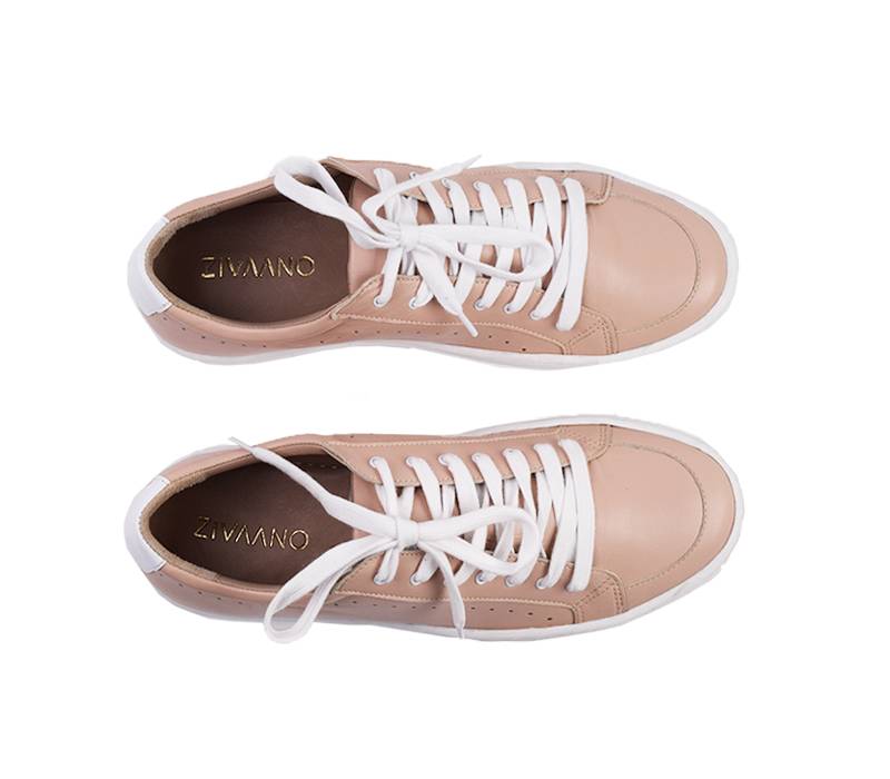 ZIVAANO-Sneaker Pippa-lichtroze (damesschoenen in grote maten) - ZIVAANO