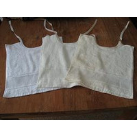 Slab met koord effen gebroken wit