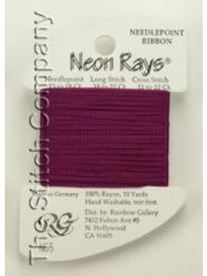 Rainbow Gallery Neon Rays Dark Mauve - Rainbow Gallery