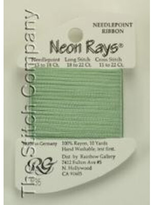 Rainbow Gallery Neon Rays Pale Green - Rainbow Gallery
