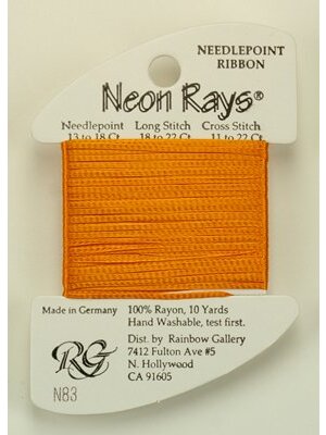 Rainbow Gallery Neon Rays Tangerine - Rainbow Gallery