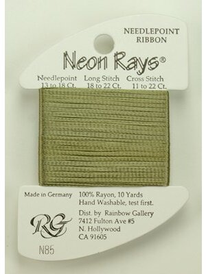 Rainbow Gallery Neon Rays Sage Green - Rainbow Gallery